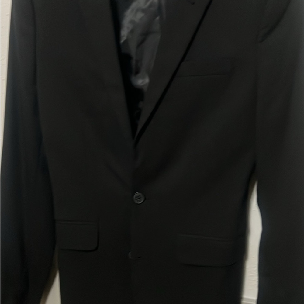 Mens ASOS Elegant Black Suit Jacket size 32R slim custom fit